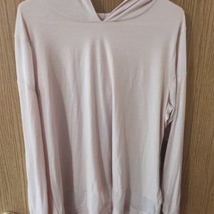 Marc NY Long sleeve hooded athletic shirt